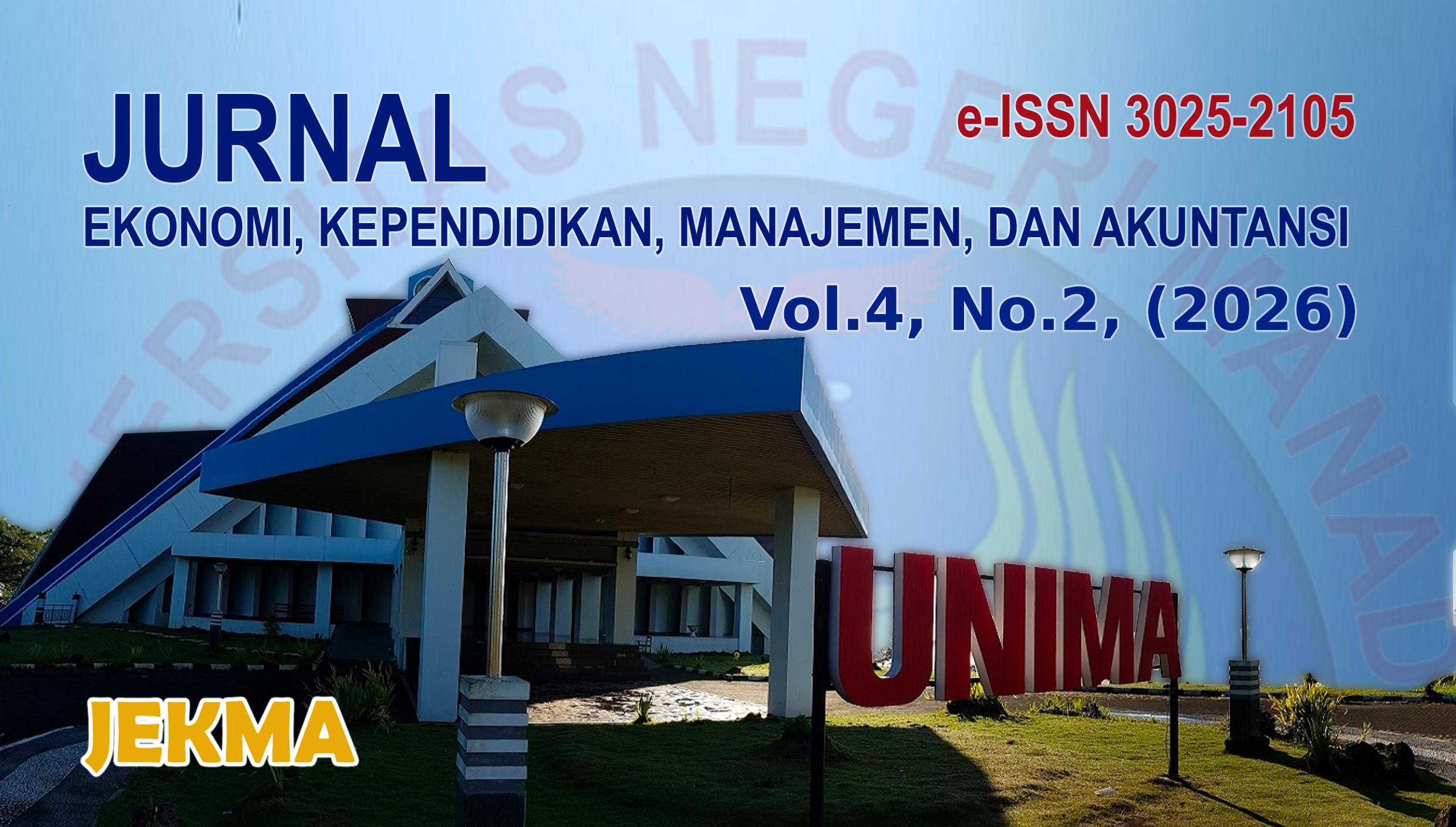 					View Vol. 4 No. 2 (2026): Jurnal Ekonomi, Kependidikan, Manajemen, dan Akuntansi
				